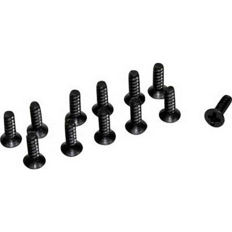 Vis à tête fraisée cruciforme M3x10 (12) Buggy/Truggy - Absima 1230047 - Breizh Modélisme.