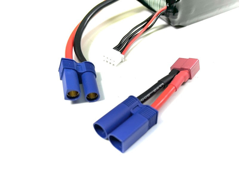 Batterie LiPo 3S 11,1V-50C 6000mAh SC (EC5/DEAN) Greenhorn Vol.2 - 4140022 - Breizh Modélisme.