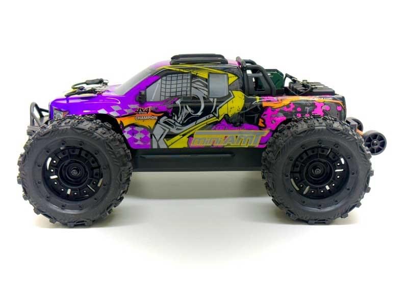 Monster Truck Mini AMT 1:16 Brushless 3S Absima 16030 purple - Breizh Modélisme.
