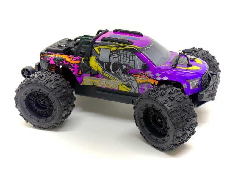 Monster Truck Mini AMT 1:16 Brushless 3S Absima 16030 purple - Breizh Modélisme.