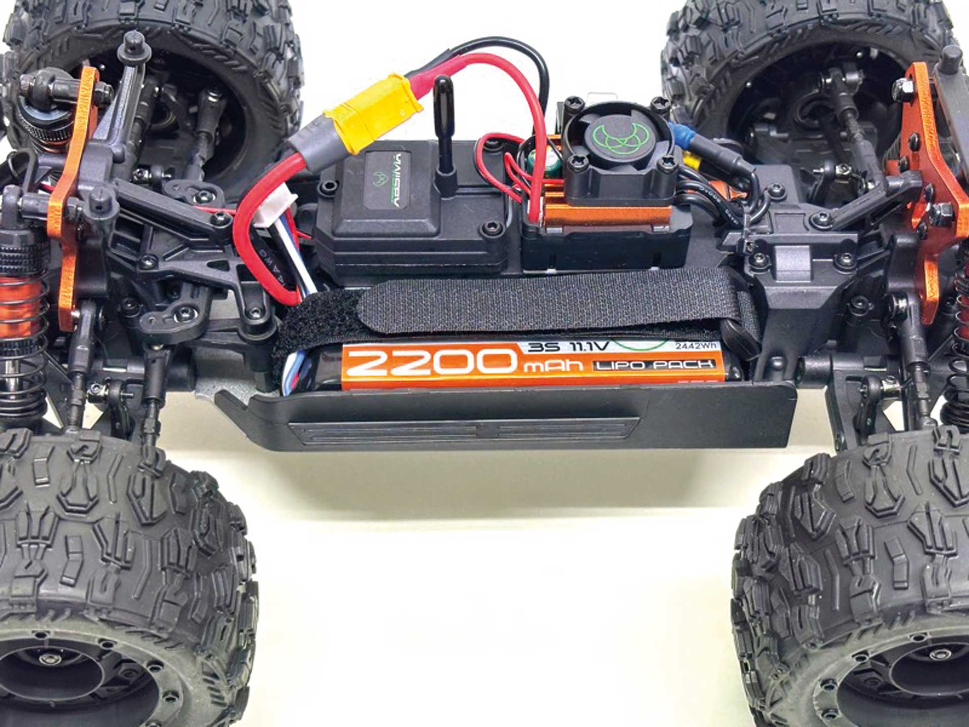 Monster Truck Mini AMT 1:16 Brushless 3S Absima 16031 - Breizh Modélisme.