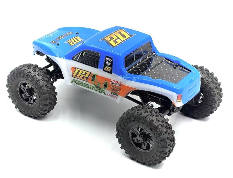 Crawler 1/18 Brushless Performance The GOAT" bleu RTR - AB1810360-18050" - Breizh Modélisme.