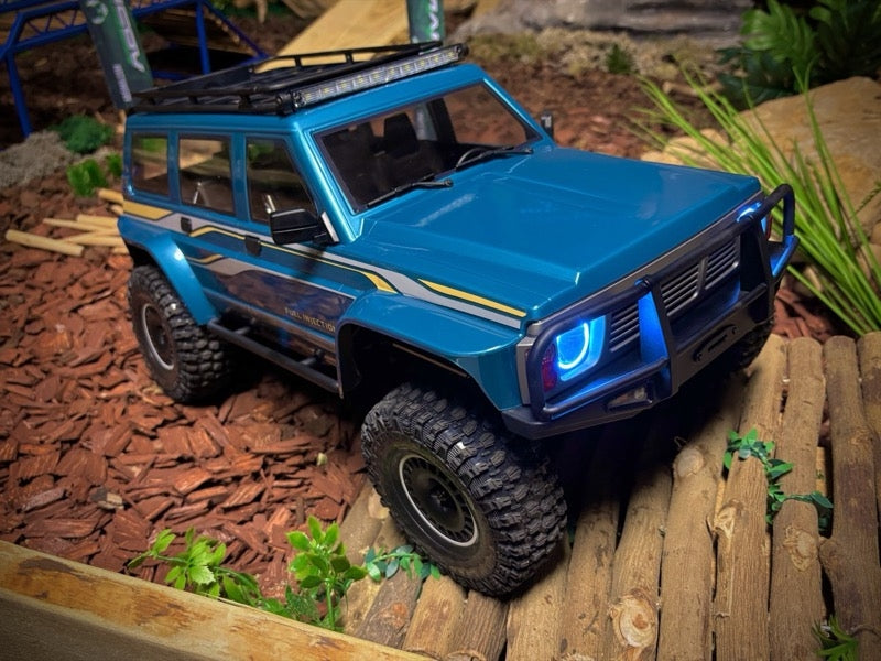 Crawler Absima CR4.4 PATROL 4wd 1/10 RTR 12040 light blue - Breizh Modélisme.