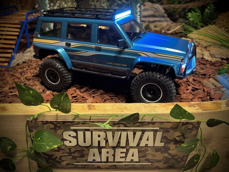 Crawler Absima CR4.4 PATROL 4wd 1/10 RTR 12040 light blue - Breizh Modélisme.