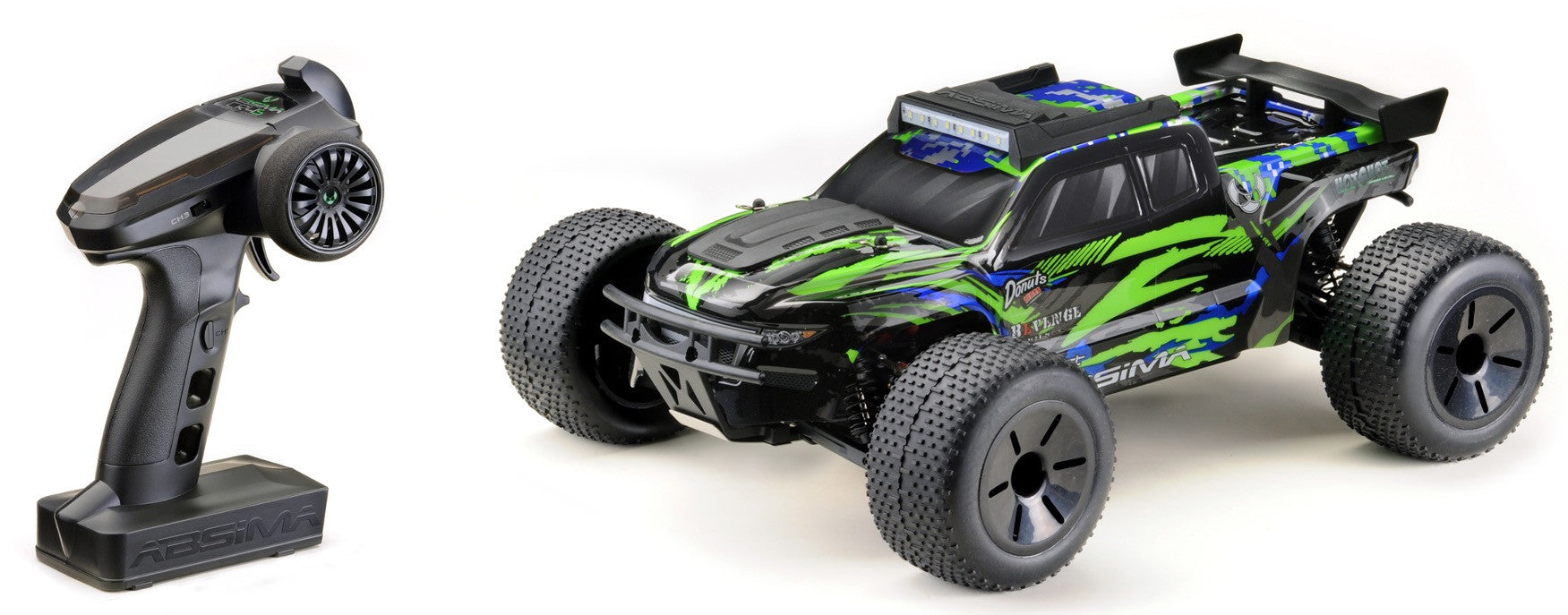 Truggy électrique RC 1/10 Absima AT3.4 V2 RTR 4WD - 12223V2 - Breizh Modélisme.