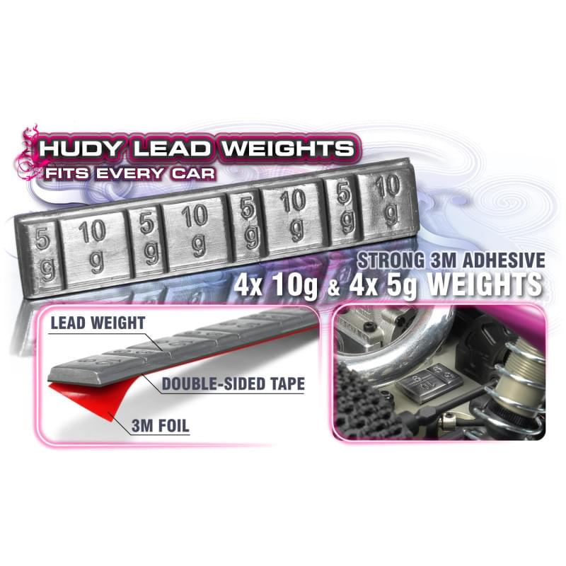Lest 4x5g + 4x10g - HUDY - 293080 - Breizh Modélisme.