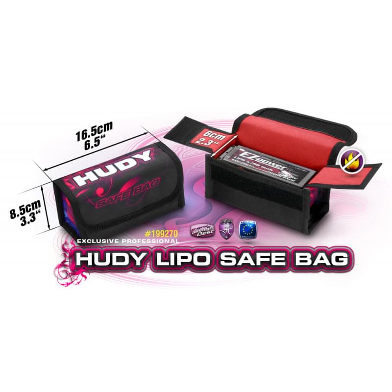 Sac de charge Hudy pour batterie Lipo - 199270 - Breizh Modélisme.