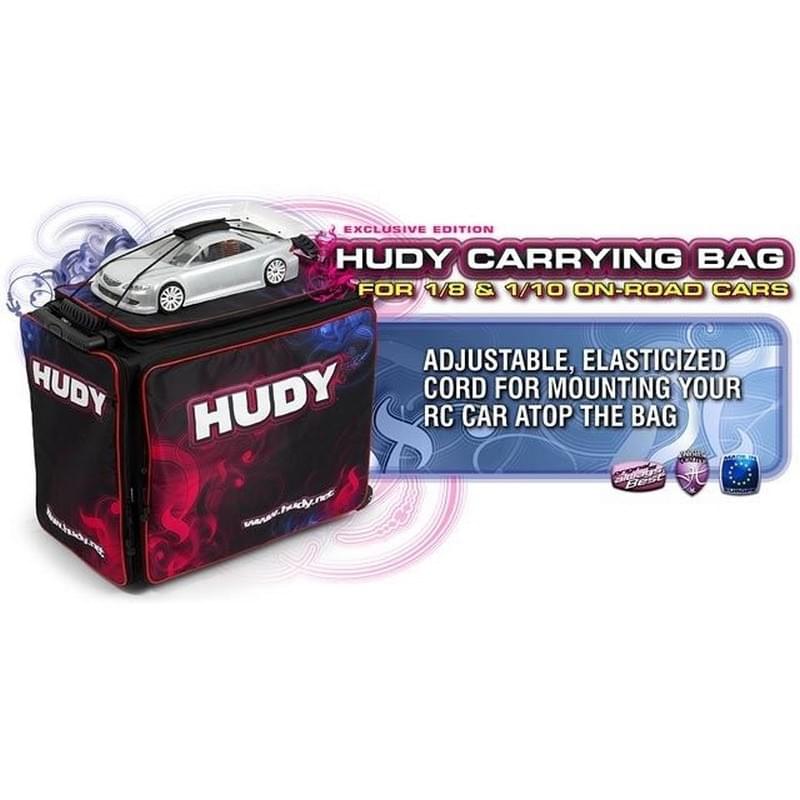 Sac de transport Hudy pour voiture piste 1/10 ou 1/8 - Hudy - 199120 - Breizh Modélisme.