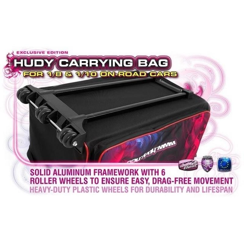 Sac de transport Hudy pour voiture piste 1/10 ou 1/8 - Hudy - 199120 - Breizh Modélisme.