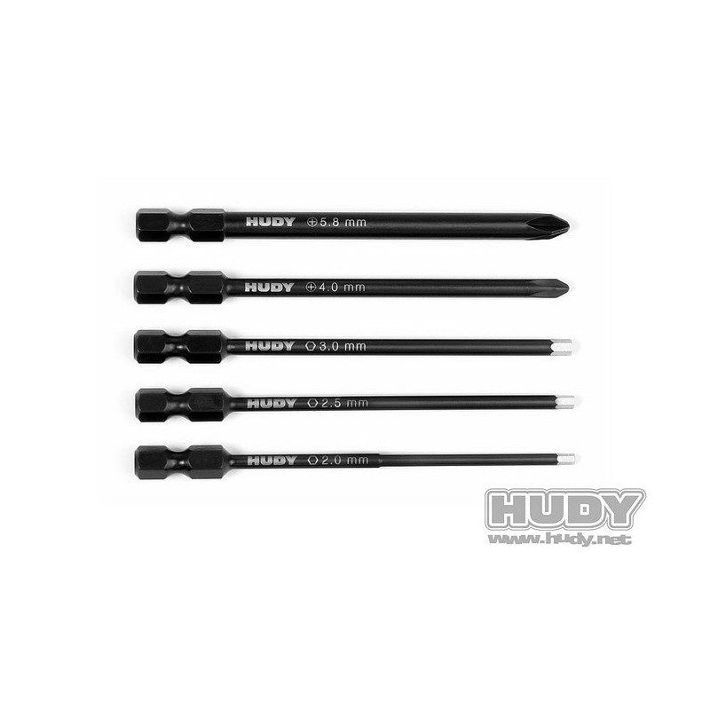 Set embouts visseuse - HUDY - 190070 - Breizh Modélisme.