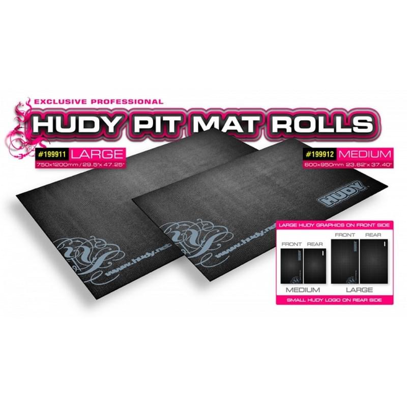 Tapis de stand noir HUDY (60x95cm) - Breizh Modélisme.