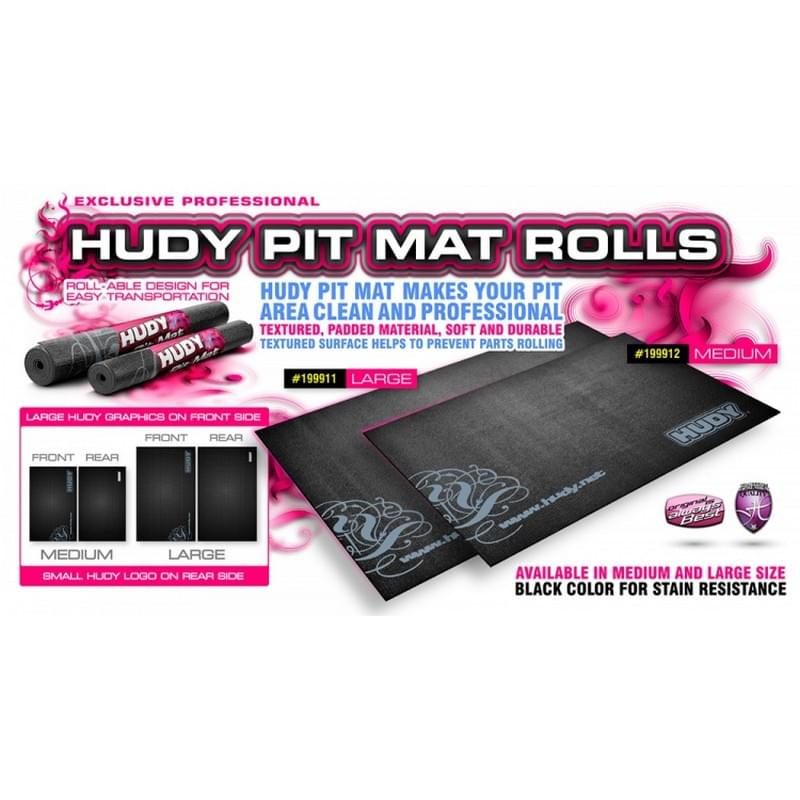 Tapis de stand noir HUDY (60x95cm) - Breizh Modélisme.