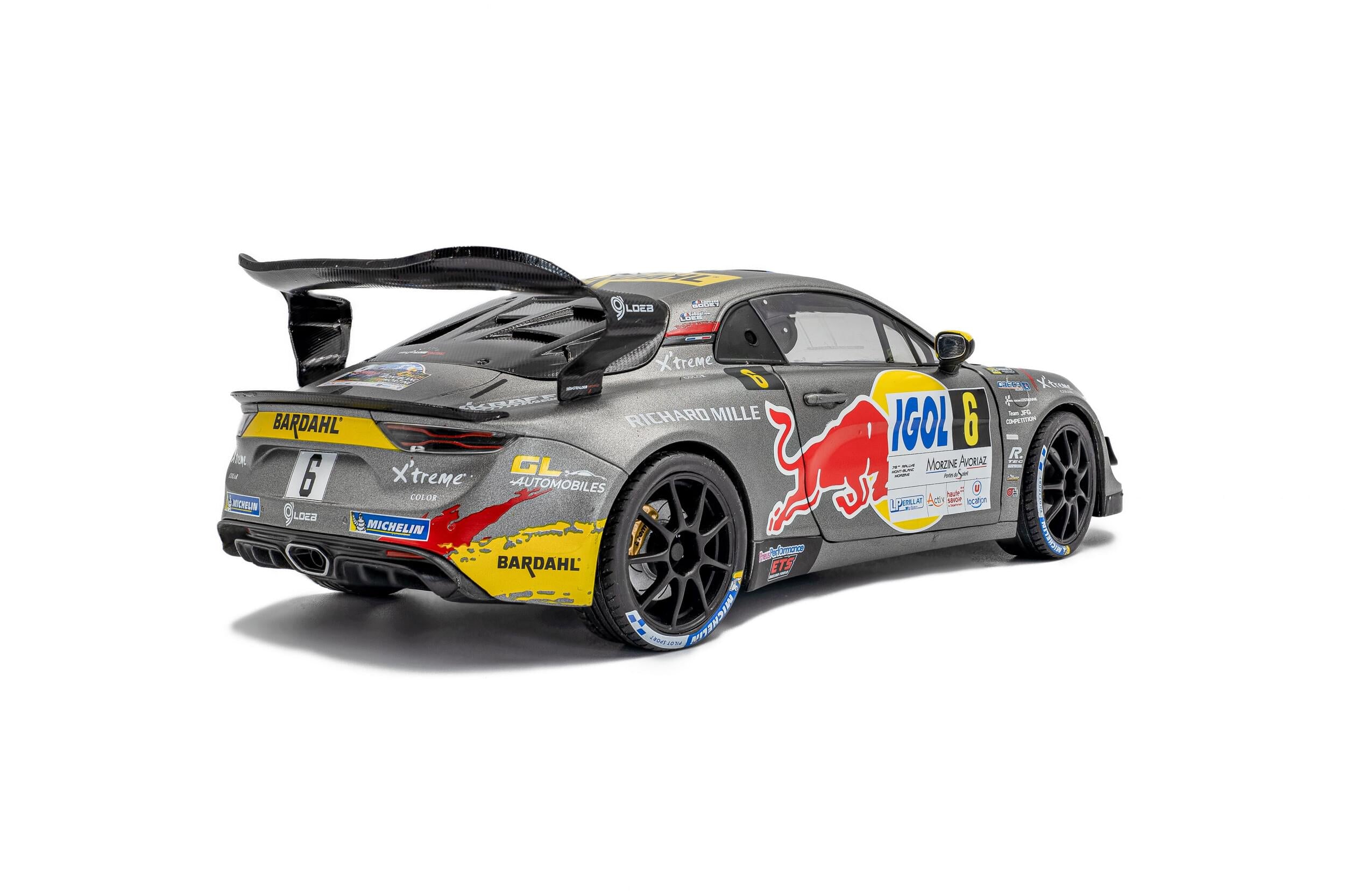 Solido S1801630 Voiture miniature collection 1/18 Alpine A110 RGT+ – Rallye Du Mont Blanc – 2024