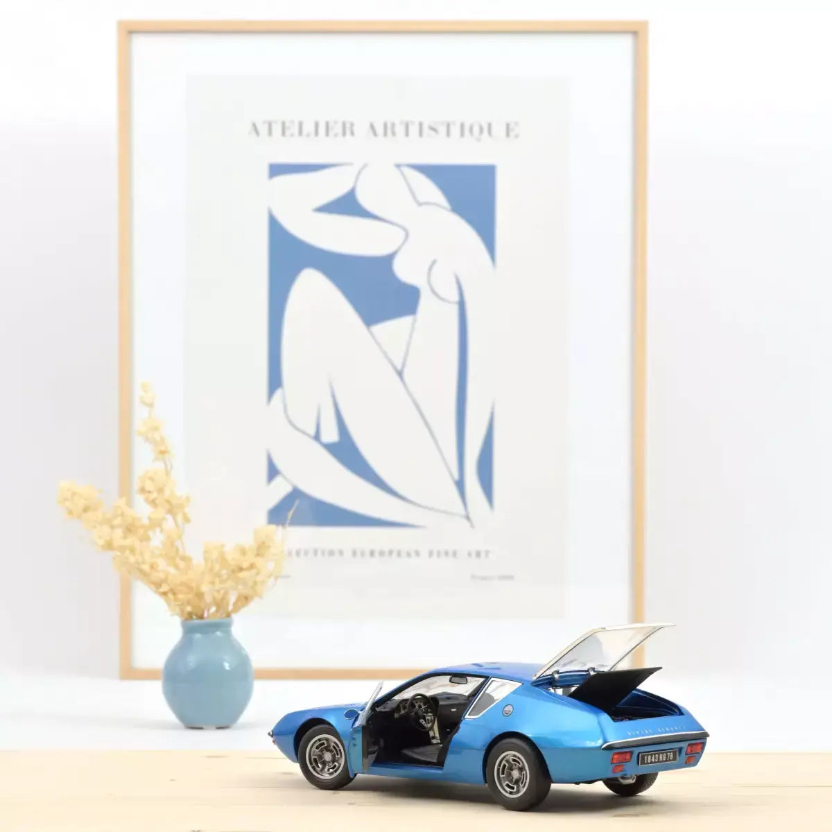 Voiture miniature collection 1/18 Alpine A310 1600 VE 1972 Bleu Alpin Norev 185400