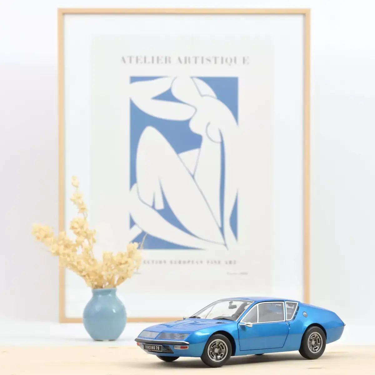 Voiture miniature collection 1/18 Alpine A310 1600 VE 1972 Bleu Alpin Norev 185400