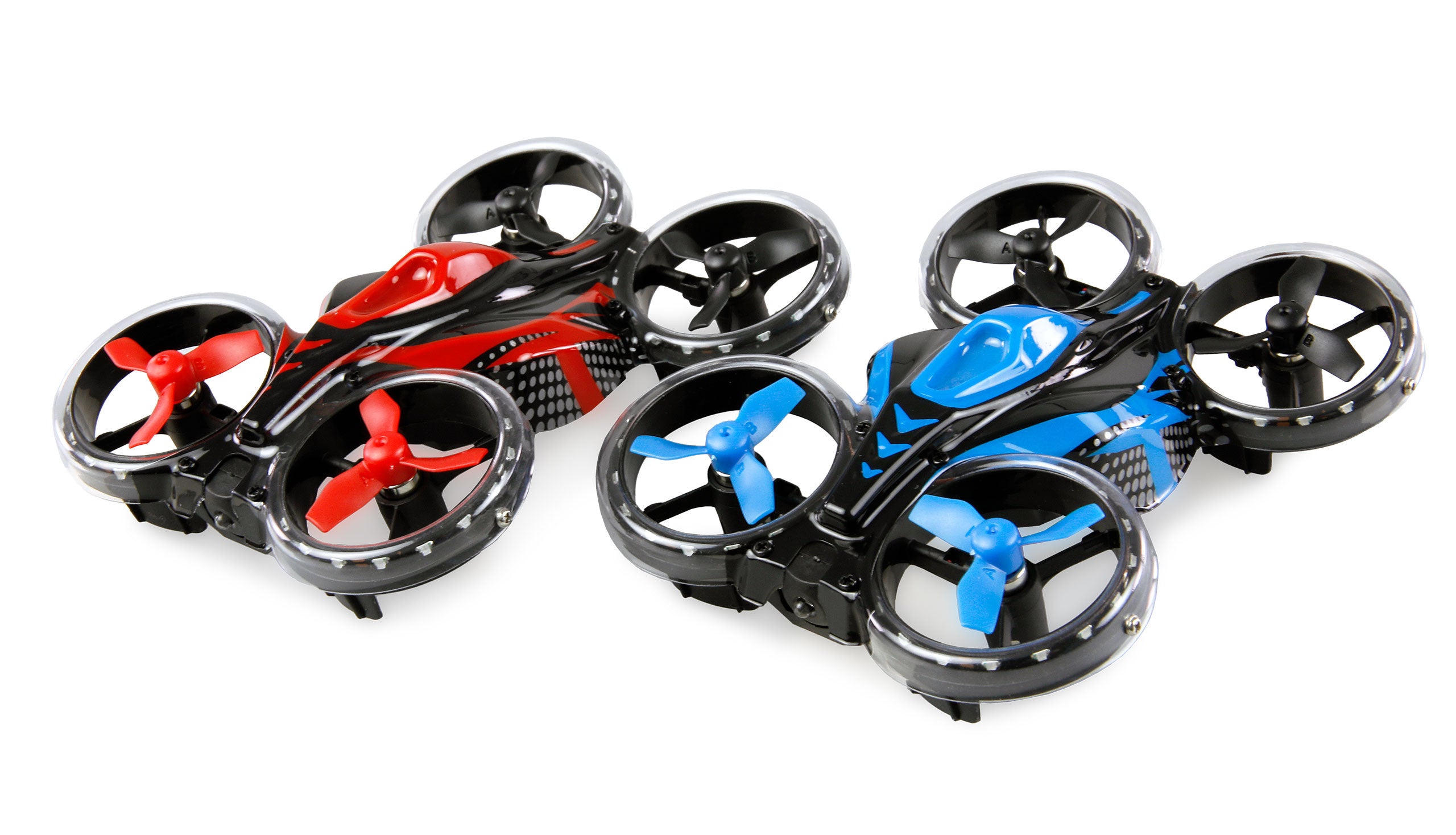 FightStar battle drone Set RTF rouge et bleu - 25344 - Breizh Modélisme.