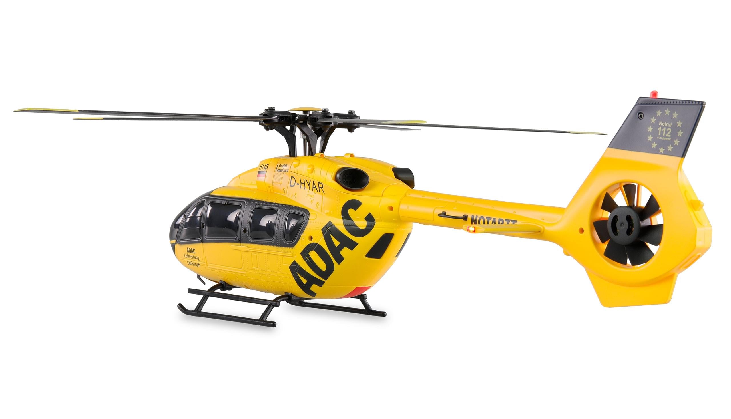 Hélicoptère brushless ADAC X145 6 canaux 6G RTF - 25333 - Breizh Modélisme.