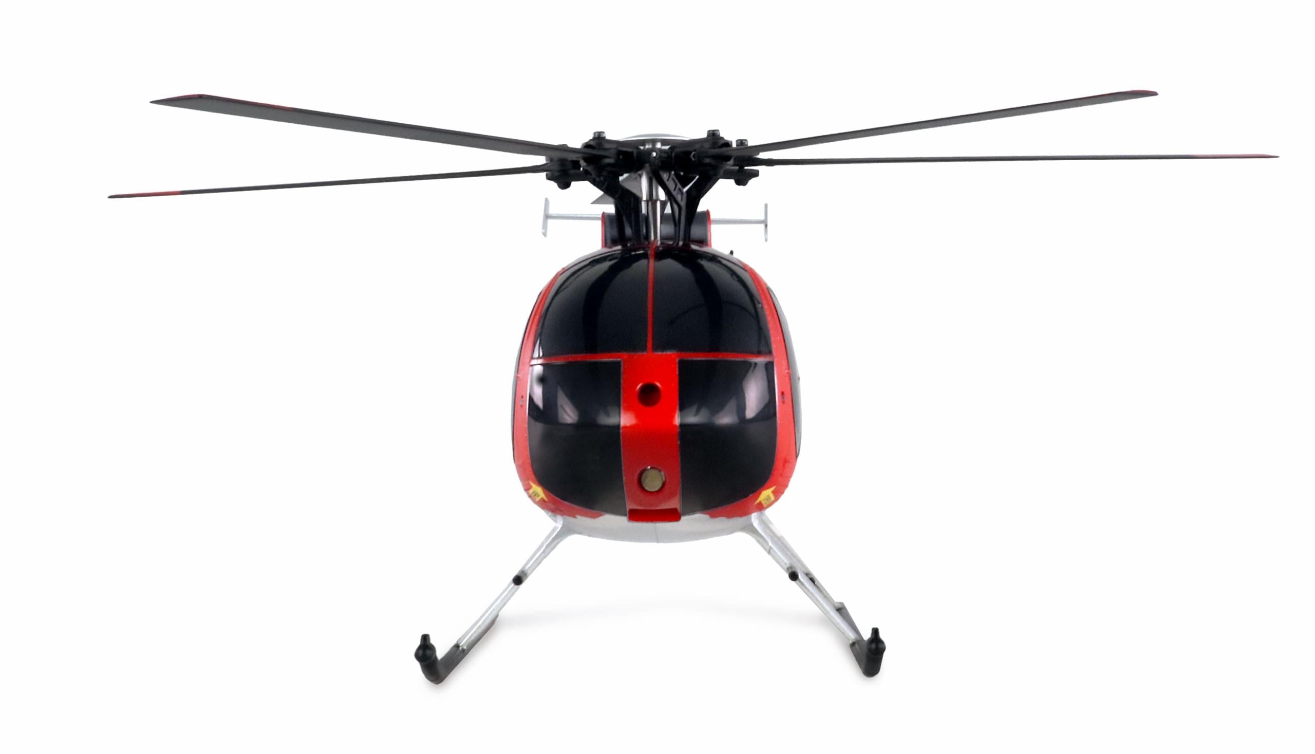 Hélicoptère RC AFX MD500E Brushless 325mm 6 voies rouge - Breizh Modélisme.