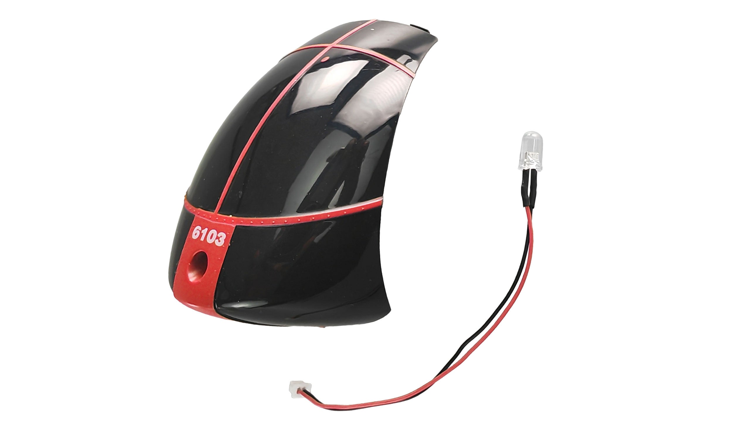 Poste de pilotage hélicoptère MD500E civil - Breizh Modélisme.