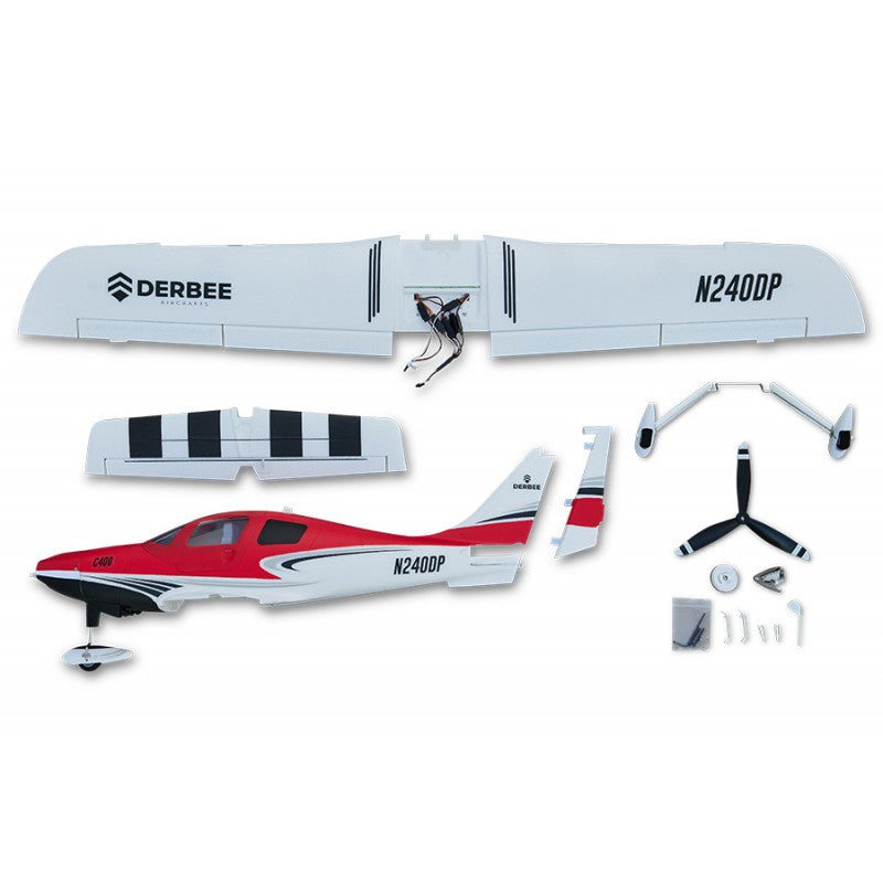 Avion C400 PNP d'entraînement à aile basse 1100 mm - DB007 - Breizh Modélisme.