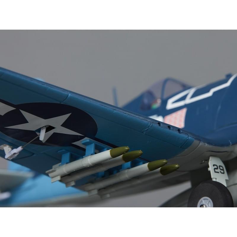 Avion RC 750mm F4U Corsair Warbird PNP kit DB001PB - Breizh Modélisme.