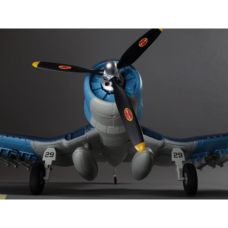 Avion RC 750mm F4U Corsair Warbird PNP kit DB001PB - Breizh Modélisme.