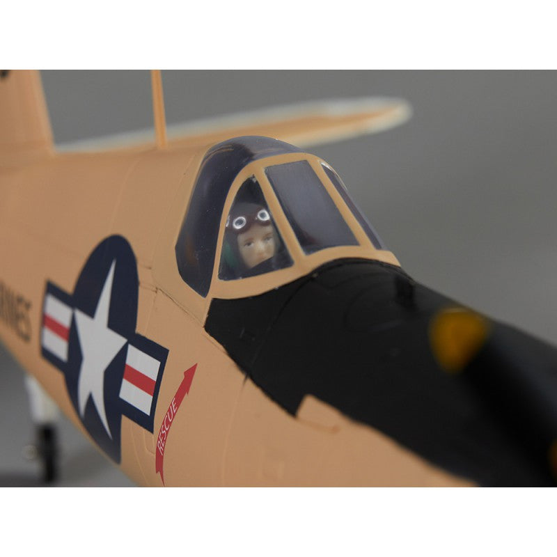 Avion RC 750mm F4U Corsair Warbird PNP kit DB002PG - Breizh Modélisme.