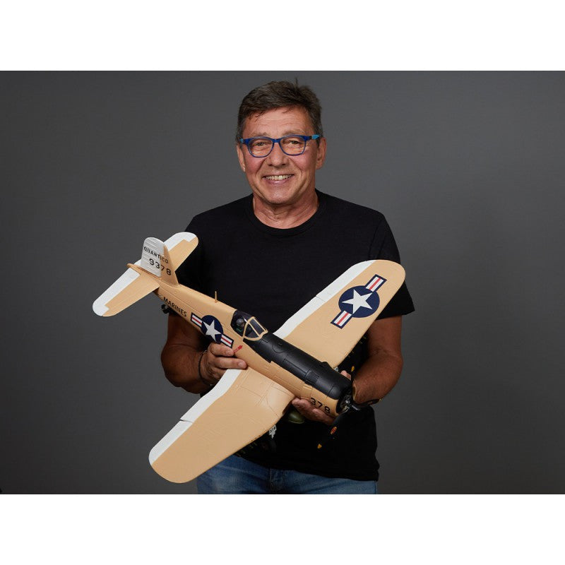 Avion RC 750mm F4U Corsair Warbird PNP kit DB002PG - Breizh Modélisme.
