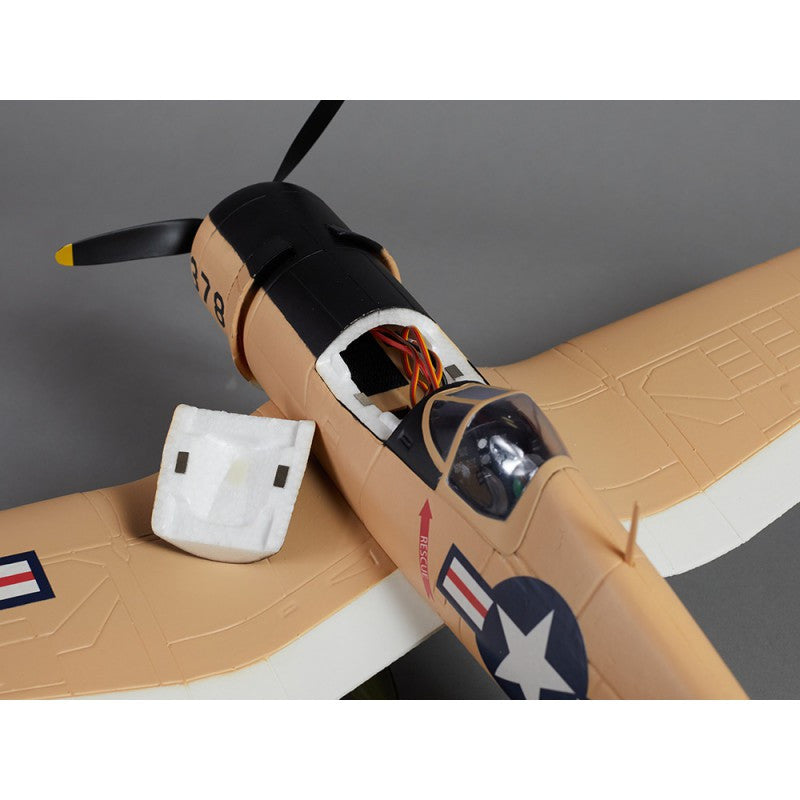 Avion RC 750mm F4U Corsair Warbird PNP kit DB002PG - Breizh Modélisme.