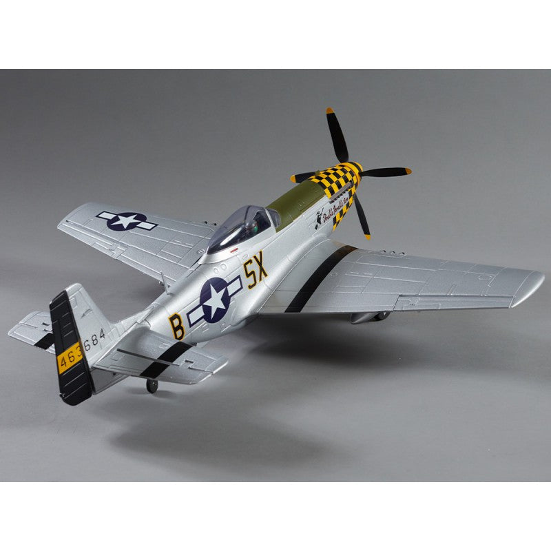 Avion RC 750mm P-51D Mustang Warbird PNP kit DB003PG - Breizh Modélisme.