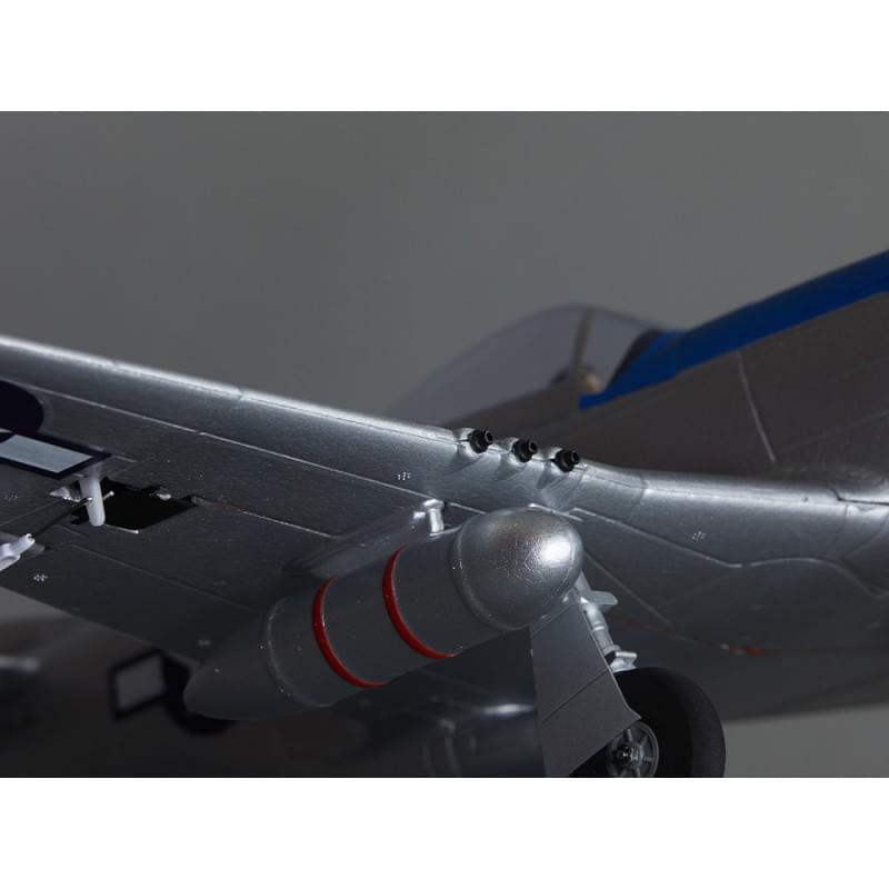 Avion RC 750mm P-51D Mustang Warbird PNP kit DB004PB - Breizh Modélisme.
