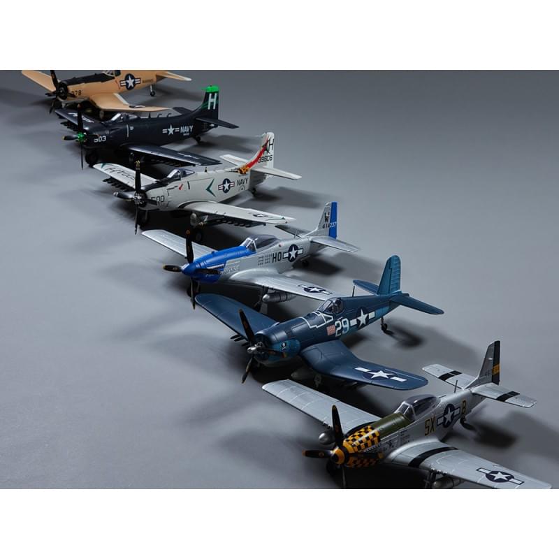 Avion RC 800mm A1 Skyraider Warbird PNP kit DB005PB - Breizh Modélisme.