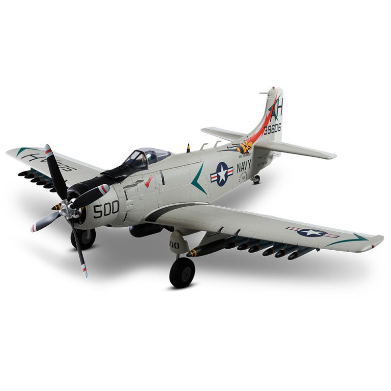 Avion RC 800mm A1 Skyraider Warbird PNP kit DB006PG - Breizh Modélisme.
