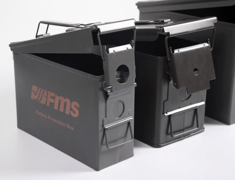 Boîtes anti-feu pour protection et transport des batteries FMSA001 - Breizh Modélisme.
