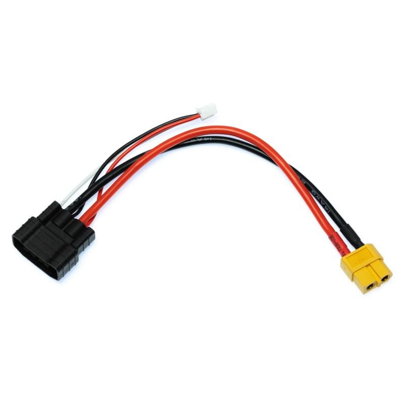 Câble pour chargeur sortie XT60 - XT60 vers Batterie 2S Traxxas ID - Breizh Modélisme.