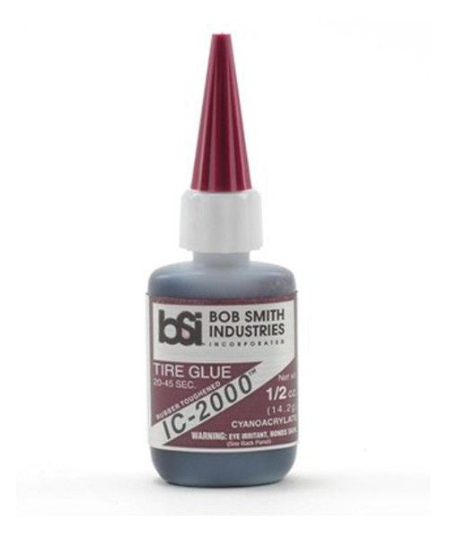 Colle cyanoacrylate IC-2000 renforcé en caoutchouc noir 14 g (1/2) - BSI117 - Breizh Modélisme.