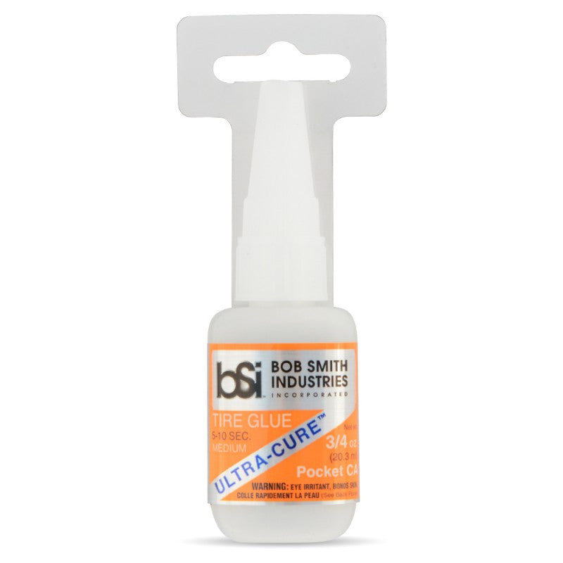 Colle cyanoacrylate pour pneus ultra-durcie moyenne fine en poche 21 g (3/4 oz) - Breizh Modélisme.