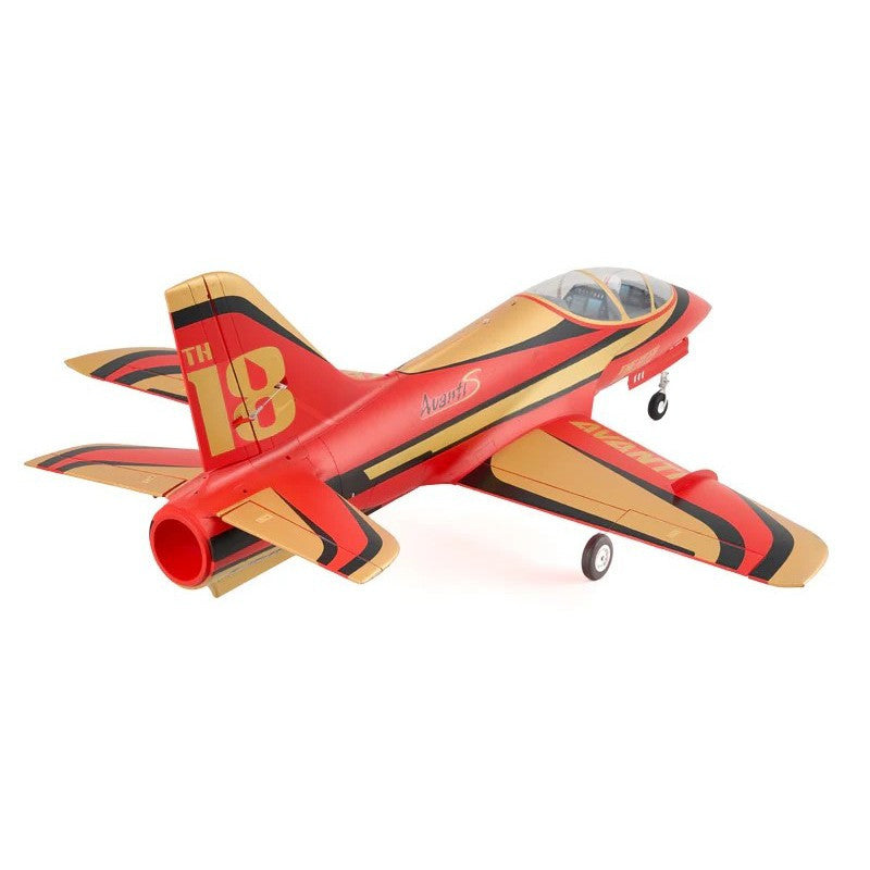 Jet 1/10 EDF Avanti PNP env. 1,2m rouge - FMS150-RD - Breizh Modélisme.