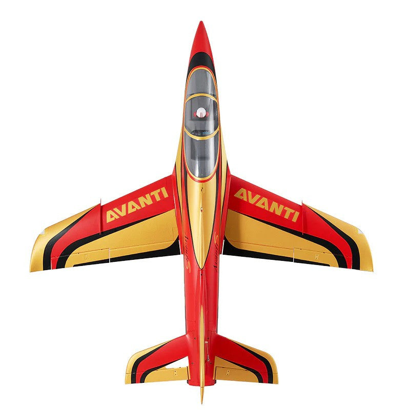 Jet 1/10 EDF Avanti PNP env. 1,2m rouge - FMS150-RD - Breizh Modélisme.