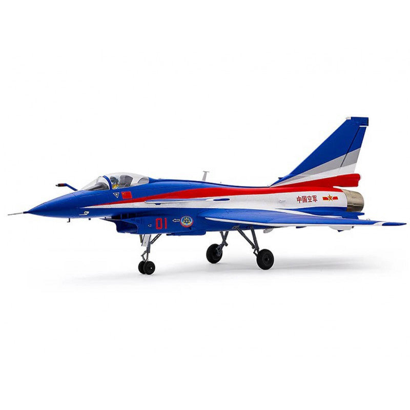 Jet 1/17 EDF J10 PNP bleu (avec reflex V3) env 1m - FMS149-BU - Breizh Modélisme.