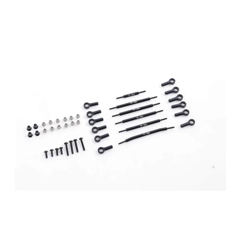 Jeu de tiges métalliques 1/18 FCX18 LC80 land cruiser - C2266 - Breizh Modélisme.