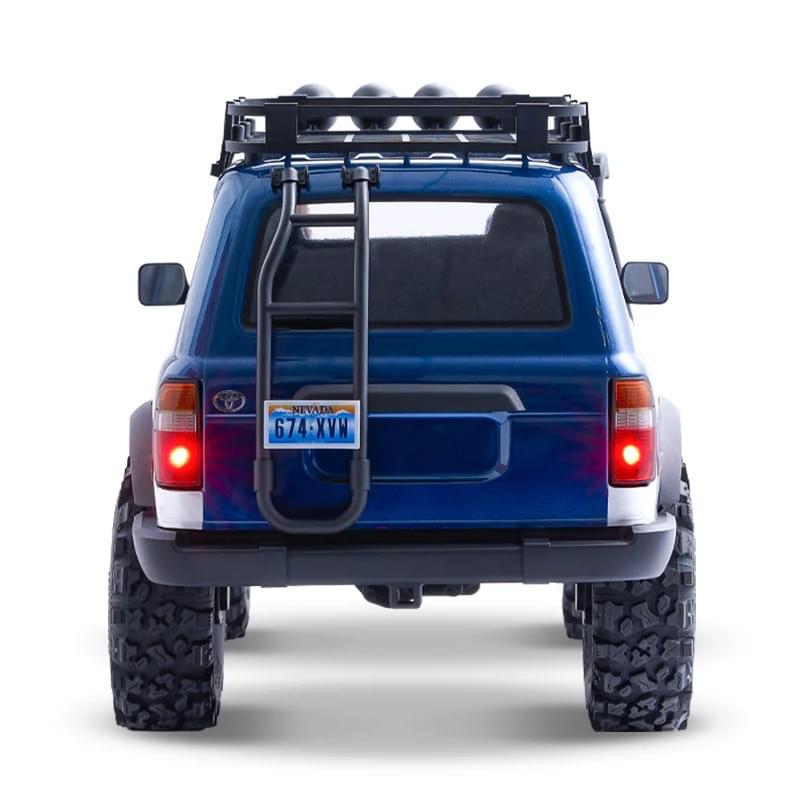 Kit crawler Toyota Land Cruiser 80 FCX10Pro ARTR 1/10 (version RS) bleu - FMS11061RS-BU-PRO - Breizh Modélisme.