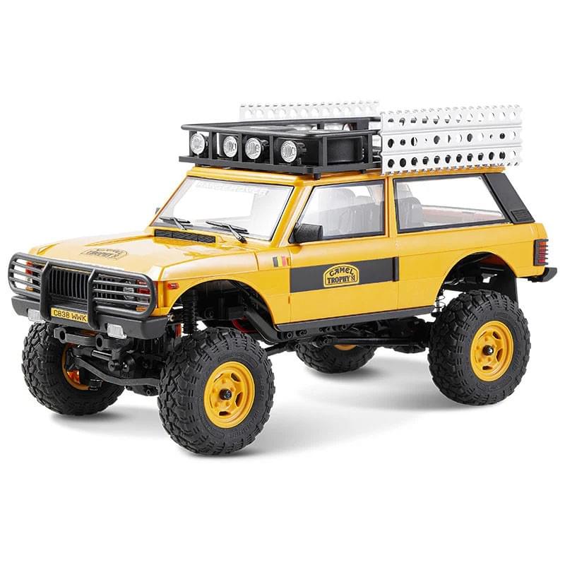 Kit RTR 1/24 pour Range Rover FCX24M Camel Trophy - FMS12481RTR-YL - Breizh Modélisme.