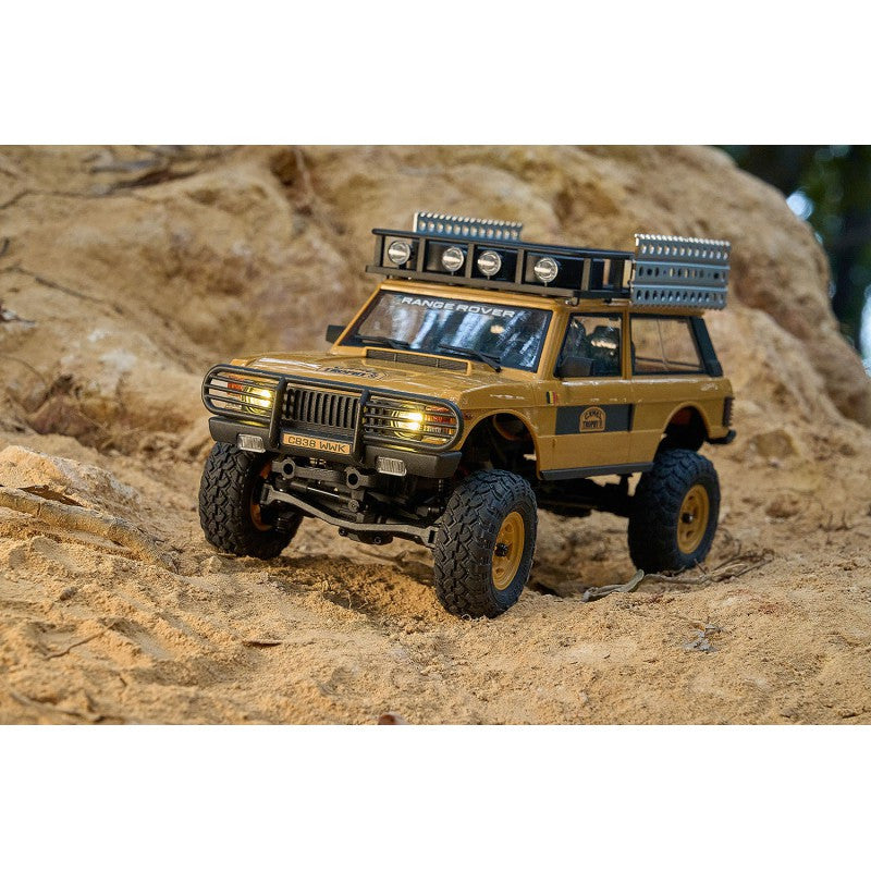 Kit RTR 1/24 pour Range Rover FCX24M Camel Trophy - FMS12481RTR-YL - Breizh Modélisme.