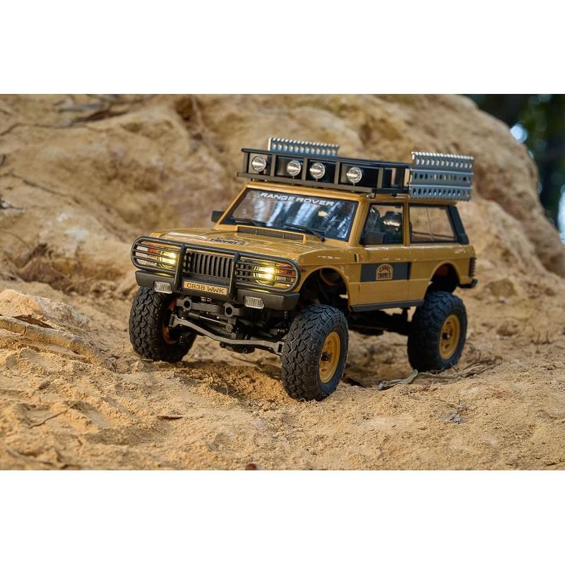Kit RTR 1/24 pour Range Rover FCX24M Camel Trophy - FMS12481RTR-YL - Breizh Modélisme.