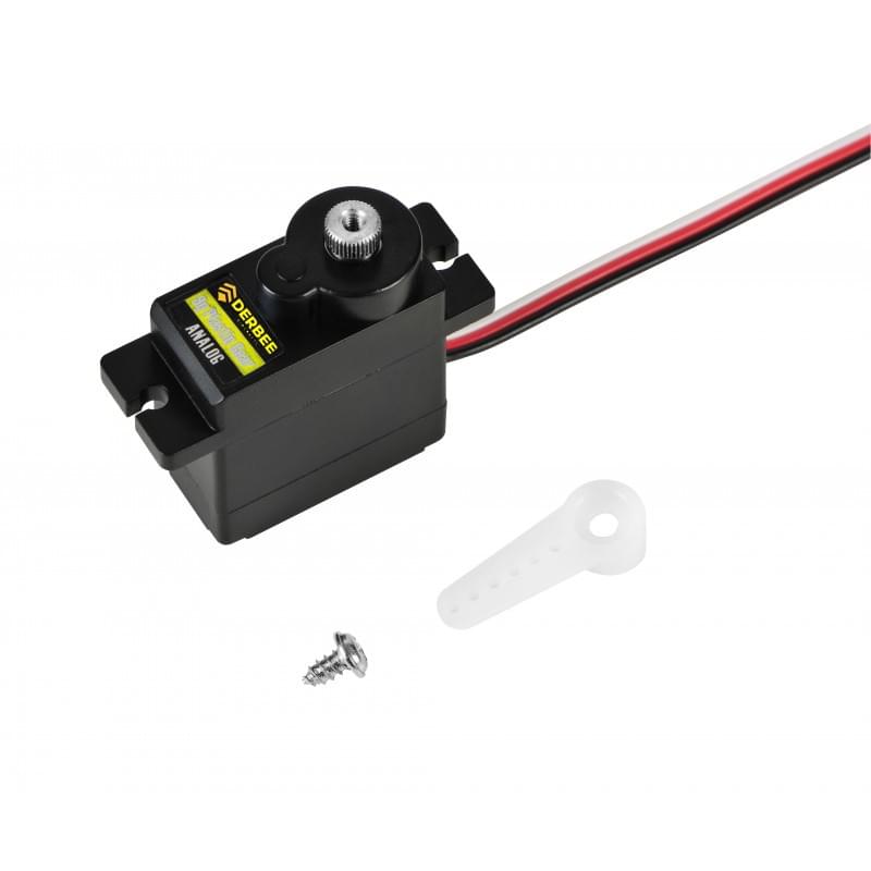 Servo 9g fil 90mm (gouvernail et profondeur) - DB007.9 - Breizh Modélisme.