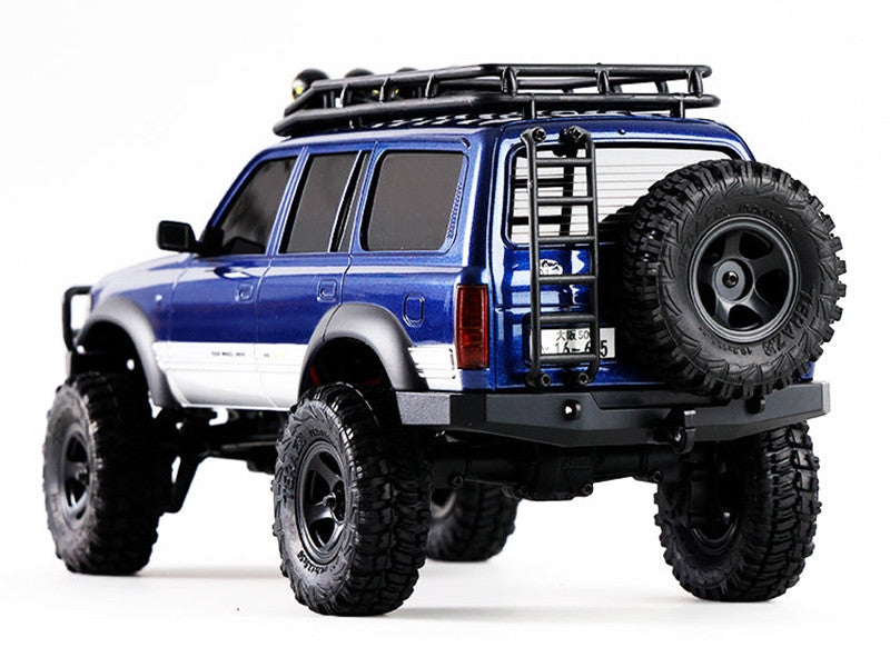 Crawler FMS 1/18 Toyota LC80 bleu FCX18 Prêt à rouler 11831 RTR - Breizh Modélisme.