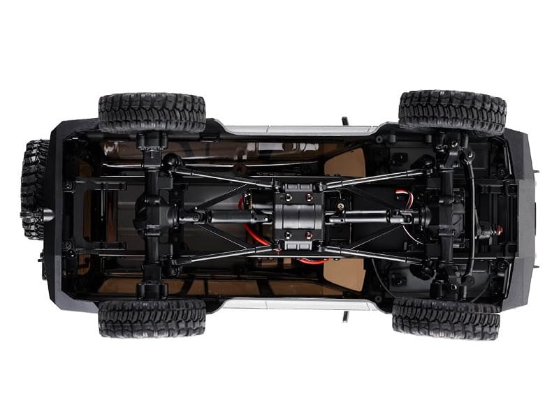 Crawler FMS 1/18 Toyota LC80 gris FCX18 Prêt à rouler 11831 RTR - Breizh Modélisme.
