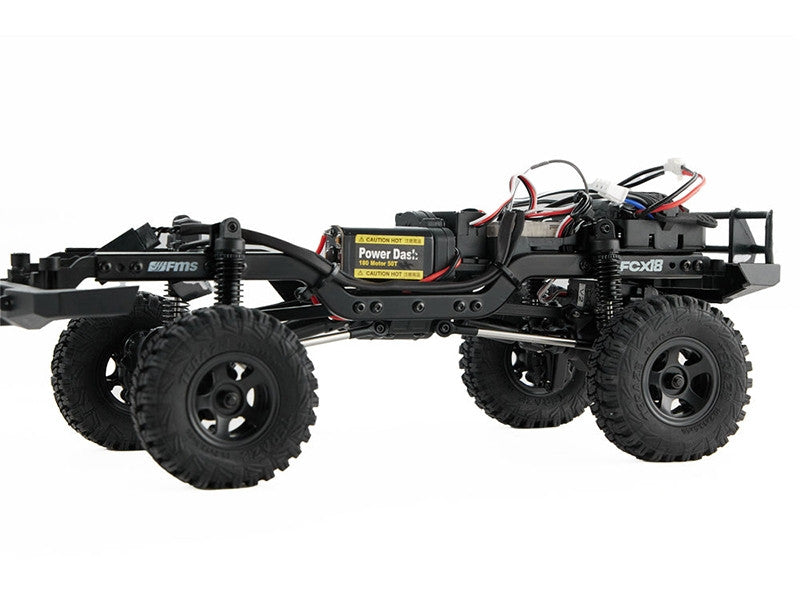 Crawler FMS 1/18 Toyota LC80 gris FCX18 Prêt à rouler 11831 RTR - Breizh Modélisme.