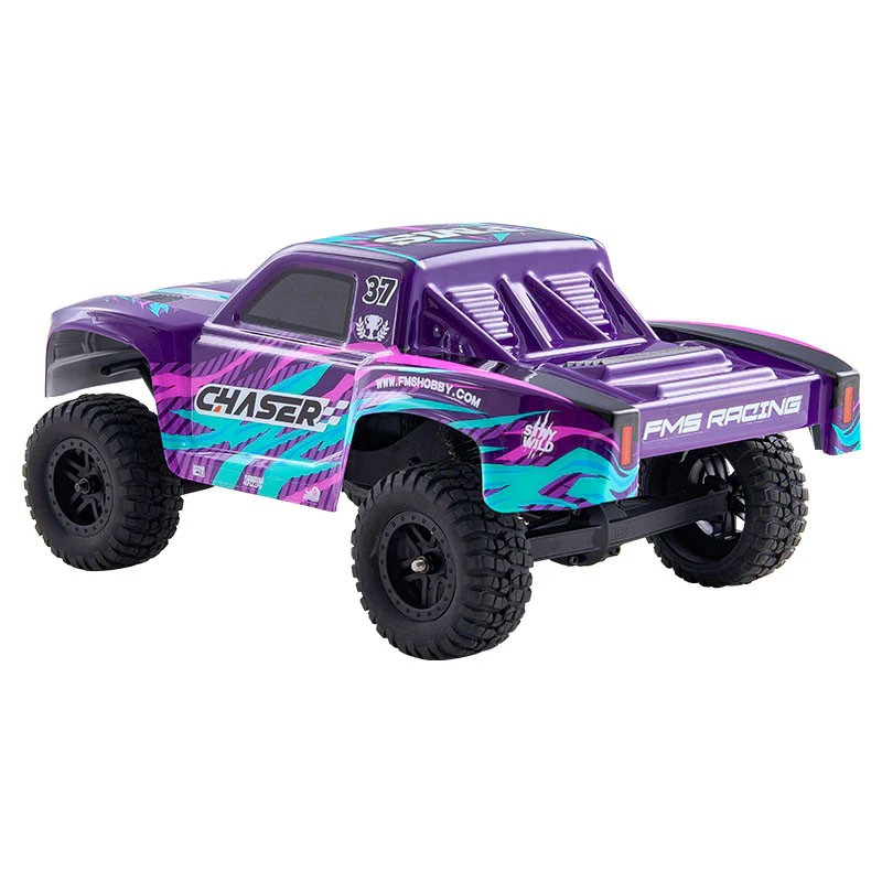 FMS FSC24 Chaser Short Course Truck RTR violet 1/24 - Breizh Modélisme.